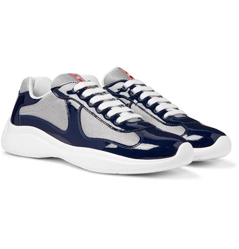 prada sneakers navy blue.